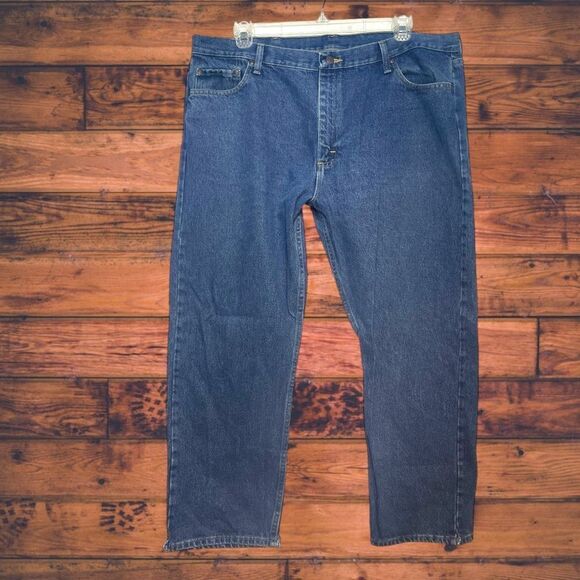 5 for $25🔥Wrangler Bootcut Denim Jeans Size 42X30 - Picture 1 of 6